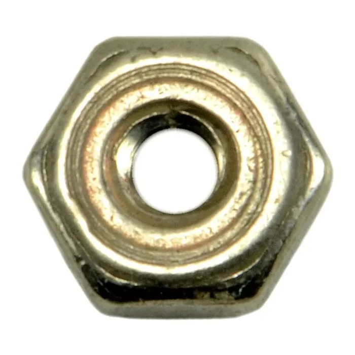 0-80 18-8 Stainless Steel Fine Thread Hex Nuts