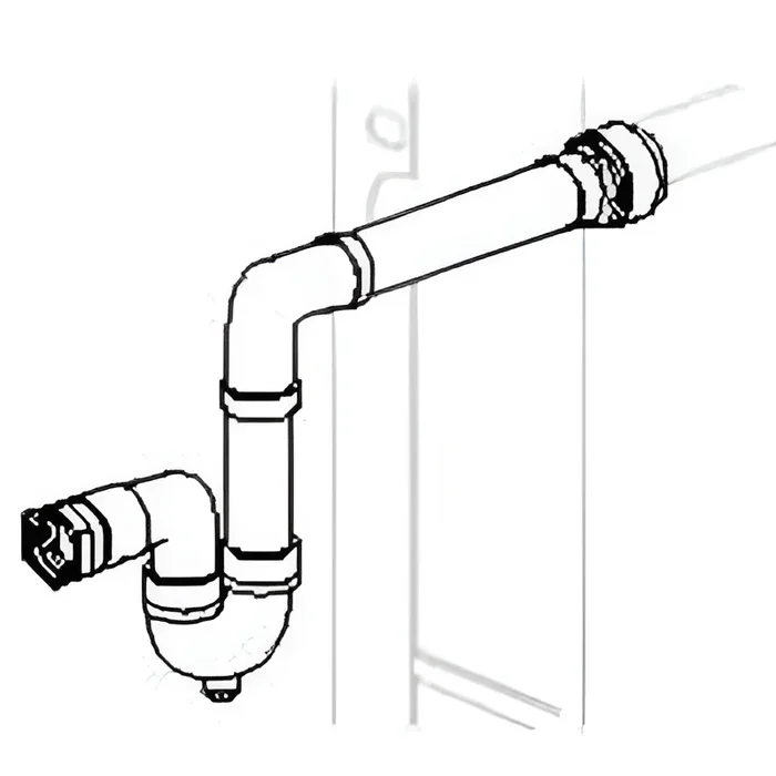 1-1/2″ PC P-Trap with Coupling by Bradley – Commercial Washroom Accessory