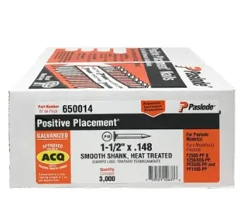 1 1/2 X .148 BULK POSITVE PLACEMENT NAIL, 3000/BX