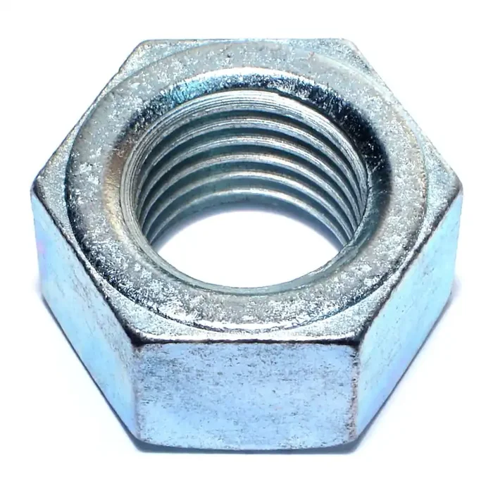 1-1/4″-7 Zinc Plated Grade 2 Steel Coarse Thread Finished Hex Nuts