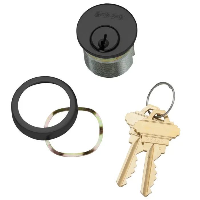 1-1/8″ Mortise Cylinder, L Cam by Schlage | Durable Door Hardware
