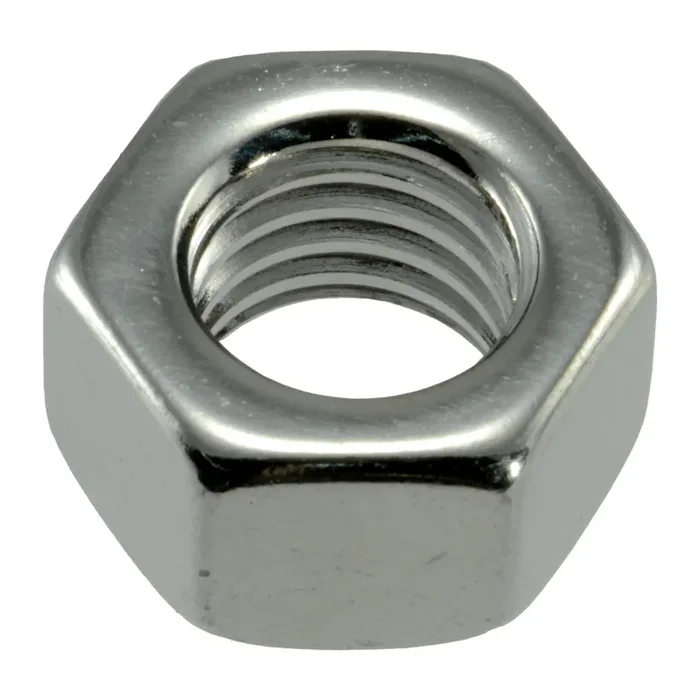 1/2″-13 Polished 18-8 Stainless Steel Grade 5 Coarse Thread Hex Nuts