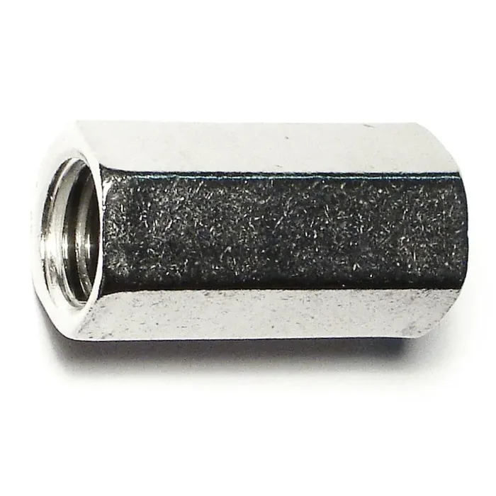 1/2″-13 x 1-1/4″ 18-8 Stainless Steel Coarse Thread Coupling Nuts