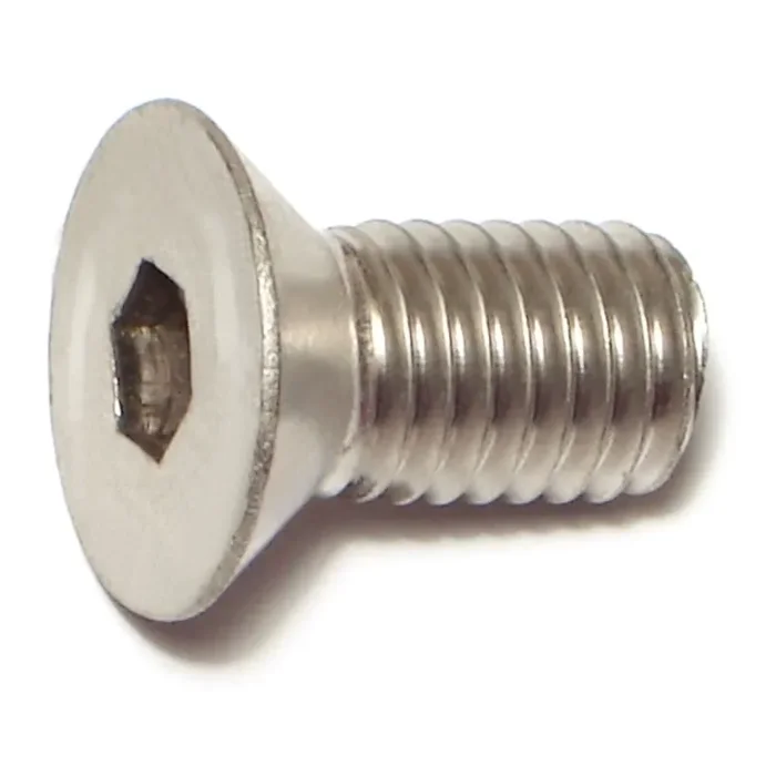 1/2″-13 x 1″ 18-8 Stainless Steel Coarse Thread Flat Head Socket Cap Screws