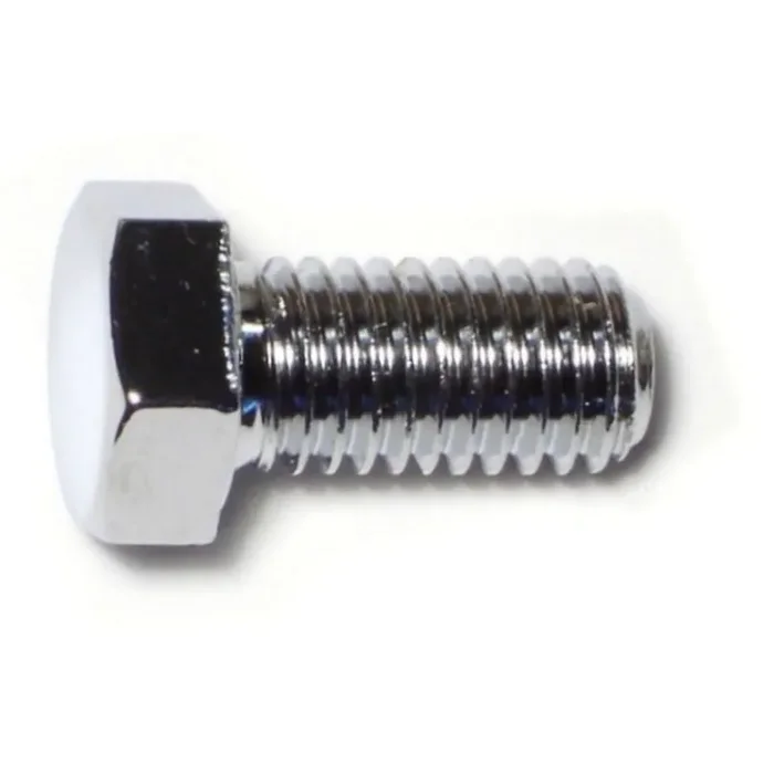 1/2″-13 x 1″ Chrome Plated Grade 5 Steel Coarse Thread Hex Cap Screws