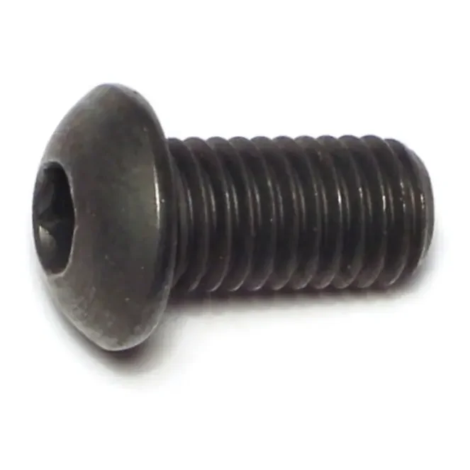 1/2″-13 x 1″ Plain Steel Coarse Thread Button Head Socket Cap Screws