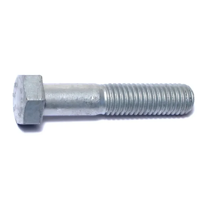 1/2″-13 x 2-1/2″ Hot Dip Galvanized Steel Coarse Thread Hex Cap Screws