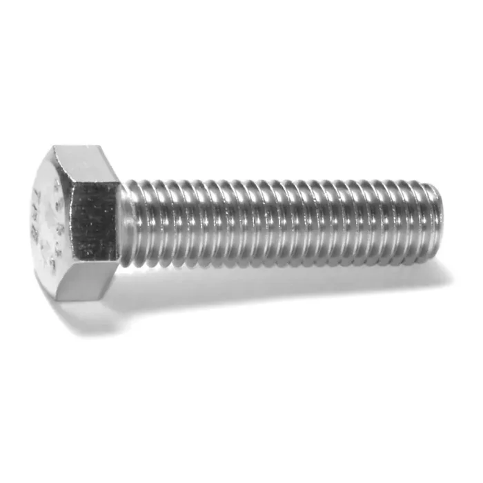 1/2″-13 x 2″ 18-8 Stainless Steel Coarse Full Thread Hex Head Tap Bolts