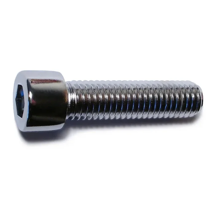 1/2″-13 x 2″ Chrome Plated Steel Coarse Thread Smooth Head Socket Cap Screws