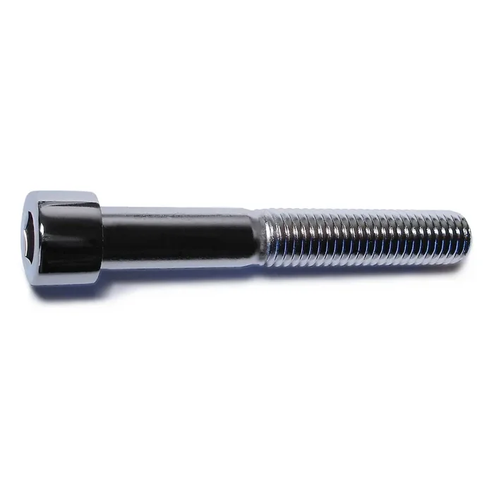1/2″-13 x 3-1/2″ Chrome Plated Steel Coarse Thread Smooth Head Socket Cap Screws