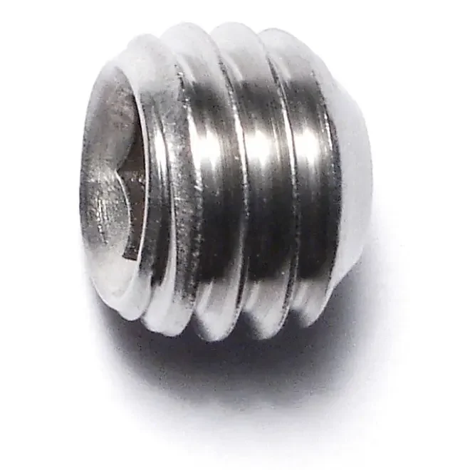 1/2″-13 x 3/8″ 18-8 Stainless Steel Coarse Thread Hex Socket Headless Set Screws