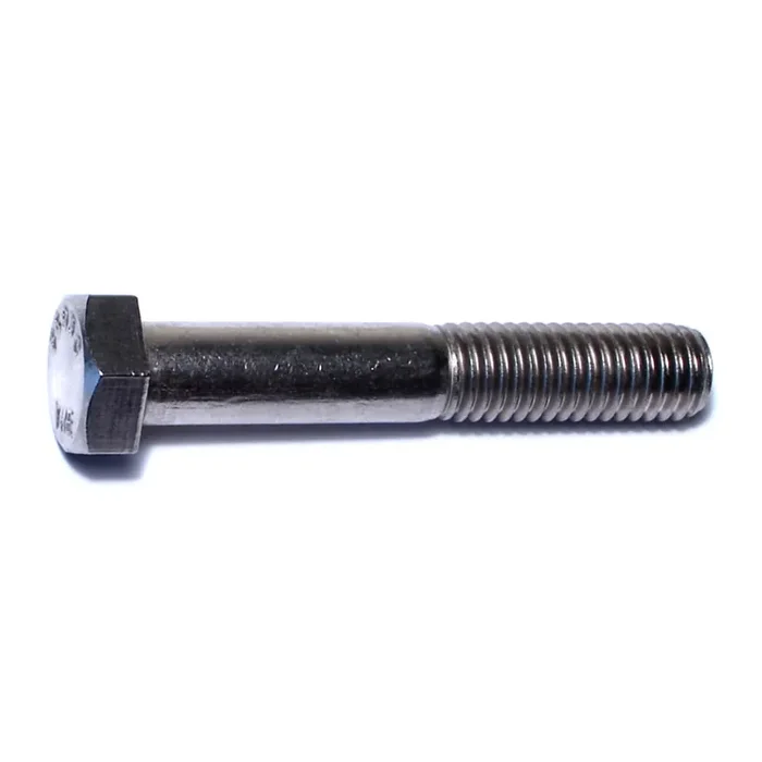 1/2″-13 x 3″ 18-8 Stainless Steel Coarse Thread Hex Cap Screws