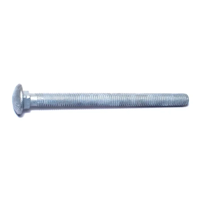 1/2″-13 x 6-1/2″ Hot Dip Galvanized Grade 2 / A307 Steel Coarse Thread Carriage Bolts