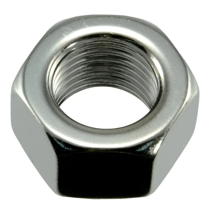 1/2″-20 Polished 18-8 Stainless Steel Grade 5 Fine Thread Hex Nuts