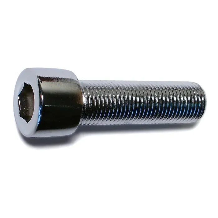 1/2″-20 x 1-3/4″ Chrome Plated Steel Fine Thread Smooth Head Socket Cap Screws
