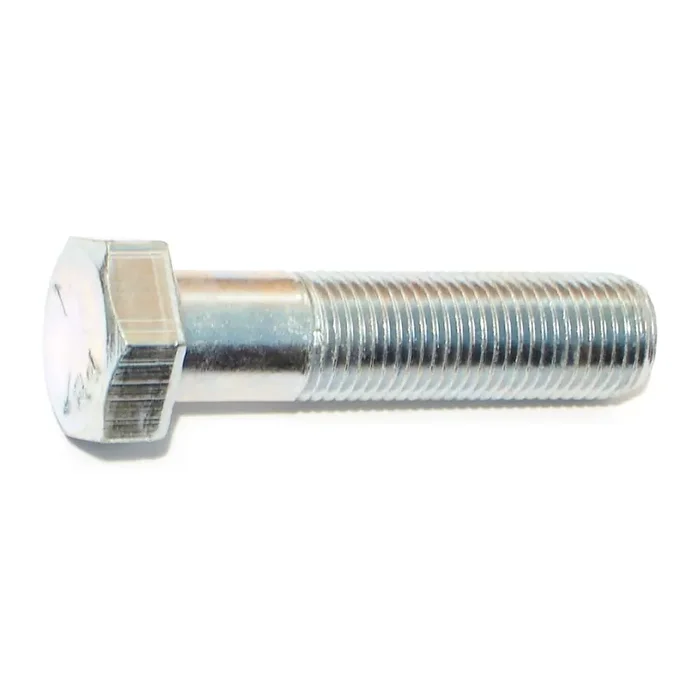 1/2″-20 x 2″ Zinc Plated Grade 5 Steel Fine Thread Hex Cap Screws