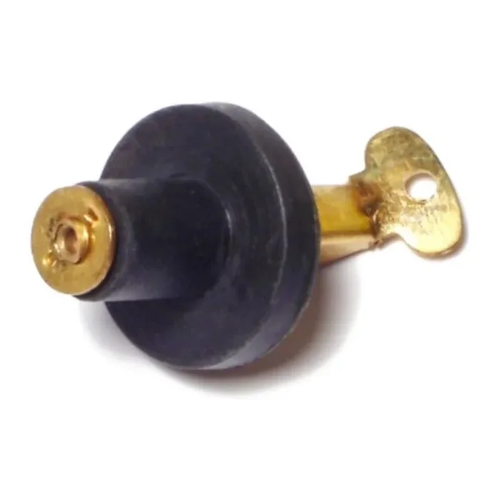 1/2″ Brass Snap Handle Rubber Drain Plugs