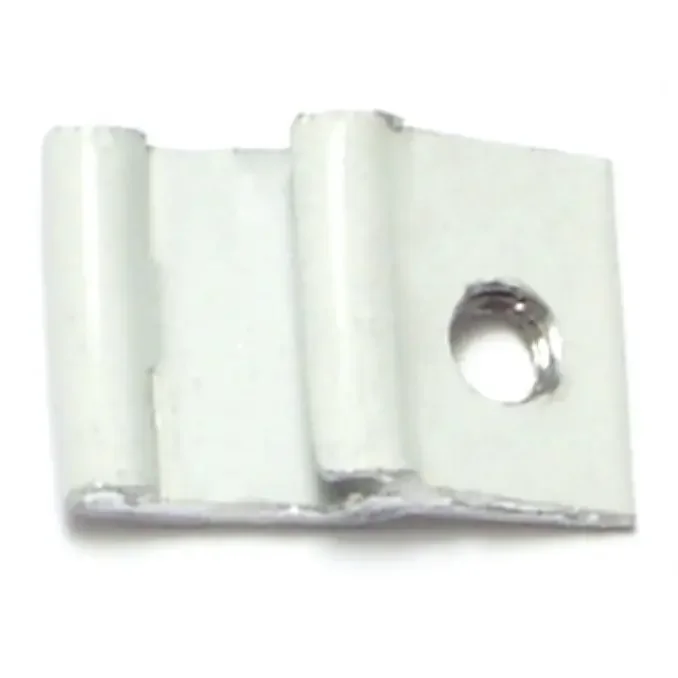 1/2″ Self-Locking White Aluminum Storm Door Clips