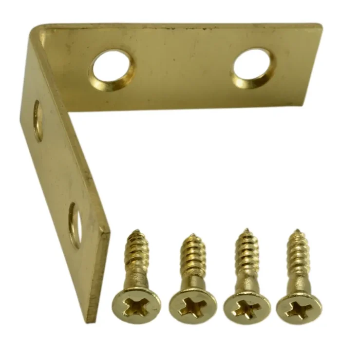 1/2″ x 1-1/2″ Solid Brass Corner Brace