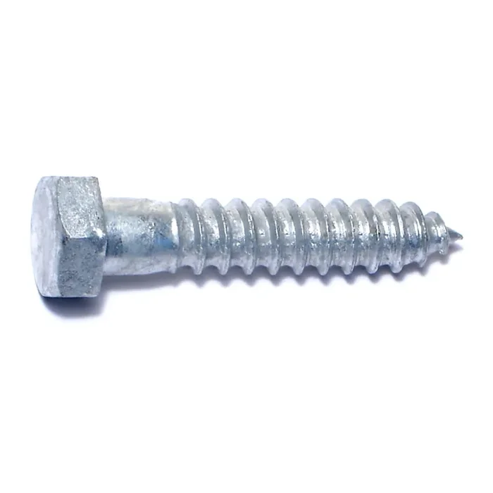 1/2″ x 2-1/2″ Hot Dip Galvanized Steel Hex Head Lag Screws