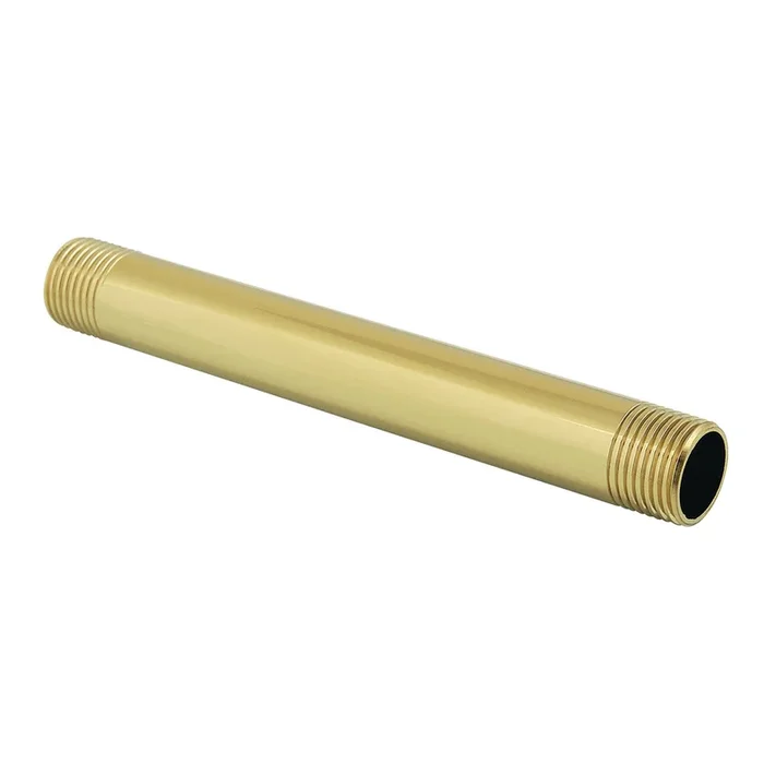 1/2-Inch Brass Nipple, Polished Brass by Kingston Brass