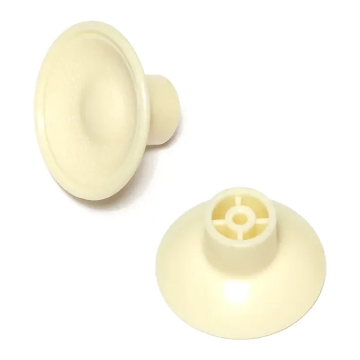 1-3/4″ Ivory Colored Plastic Door Knobs