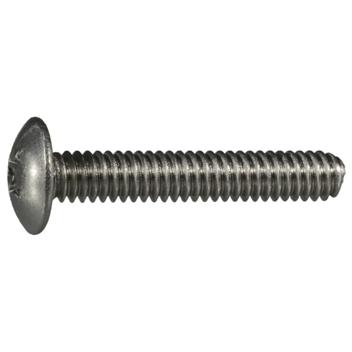 1/4″-20 x 1-1/2″ 18-8 Stainless Steel Coarse Thread Phillips Truss Head Machine Screws