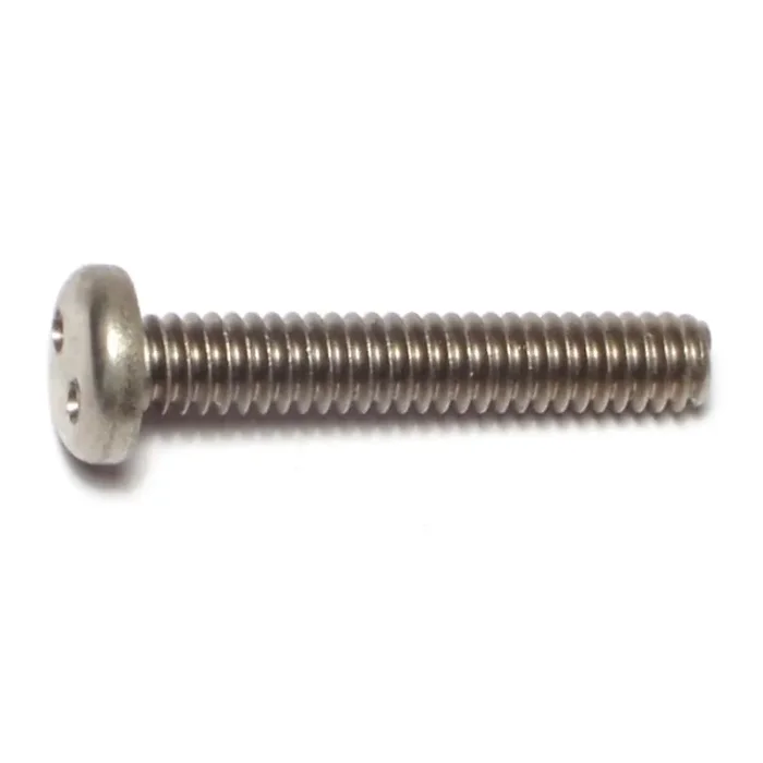 1/4″-20 x 1-1/2″ 18-8 Stainless Steel Coarse Thread Spanner Security Pan Head Machine Screws