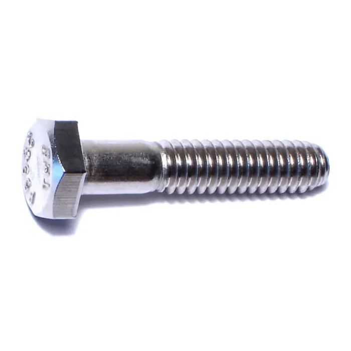 1/4″-20 x 1-1/4″ 18-8 Stainless Steel Coarse Thread Hex Cap Screws