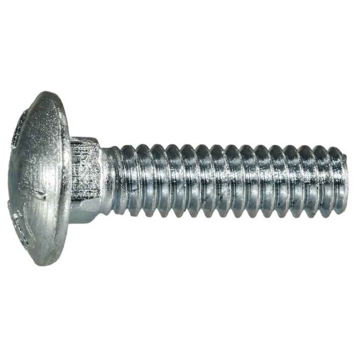 1/4″-20 x 1-1/4″ Zinc Plated Grade 5 Steel Coarse Thread Carriage Bolts