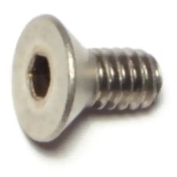 1/4″-20 x 1/2″ 18-8 Stainless Steel Coarse Thread Flat Head Socket Cap Screws