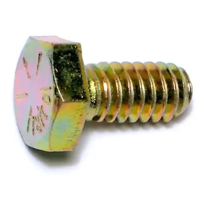 1/4″-20 x 1/2″ Zinc Plated Grade 8 Steel Coarse Thread Hex Cap Screws