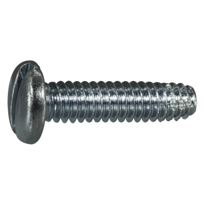 1/4″-20 x 1″ Steel Coarse Thread Slotted Pan Head Thread Cutting Screws