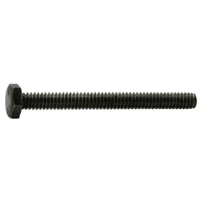 1/4″-20 x 2-1/2″ Plain Grade 5 Steel Left Hand Thread Hex Cap Screws