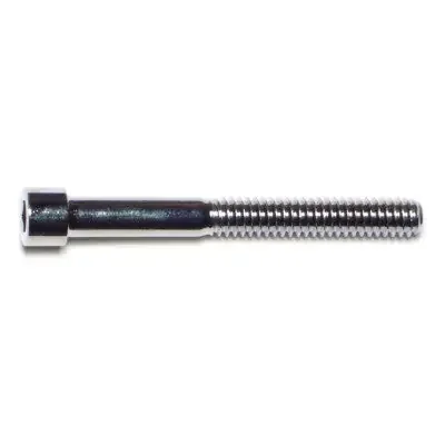 1/4″-20 x 2-1/4″ Chrome Plated Grade 8 Steel Coarse Thread Smooth Head Socket Cap Screws