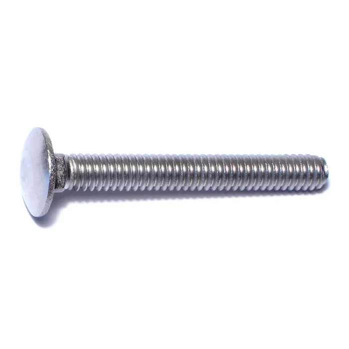 1/4″-20 x 2″ 18-8 Stainless Steel Coarse Thread Carriage Bolts