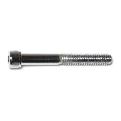 1/4″-20 x 2″ Chrome Plated Grade 8 Steel Coarse Thread Knurled Socket Cap Screws