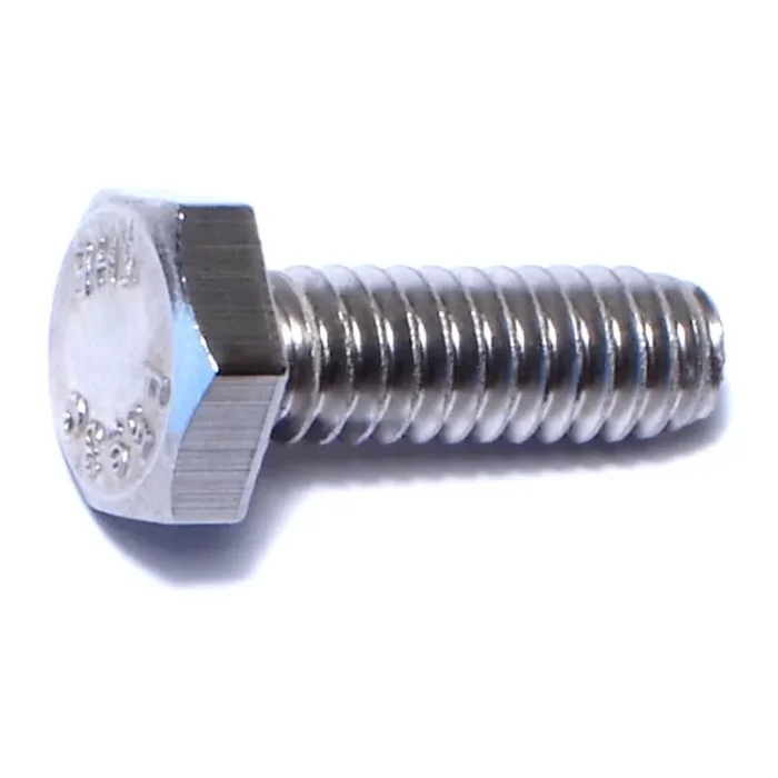 1/4″-20 x 3/4″ 18-8 Stainless Steel Coarse Thread Hex Cap Screws