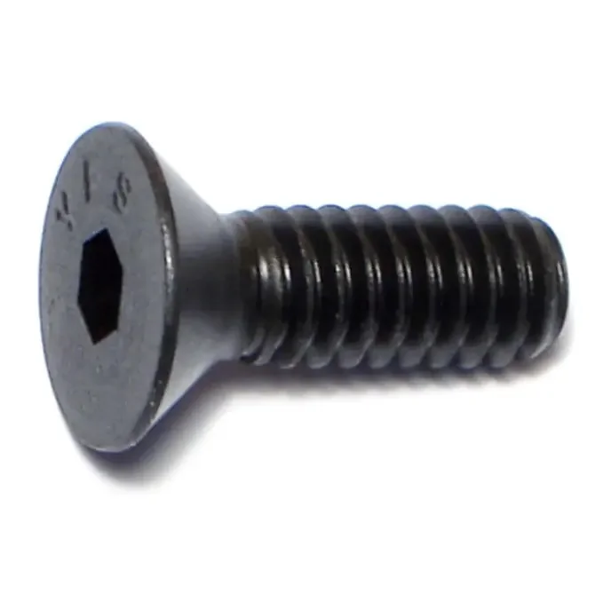 1/4″-20 x 3/4″ Plain Steel Coarse Thread Flat Head Socket Cap Screws