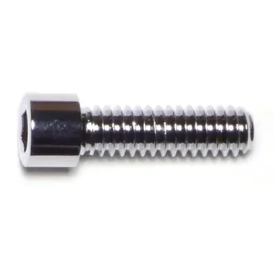 1/4″-20 x 7/8″ Chrome Plated Grade 8 Steel Coarse Thread Smooth Head Socket Cap Screws