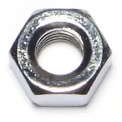 1/4″-28 Chrome Plated Grade 5 Steel Fine Thread Hex Nuts