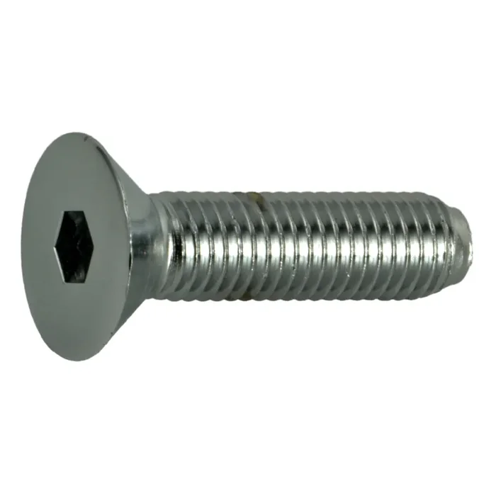 1/4″-28 x 1″ Chrome Plated Steel Fine Thread Flat Head Socket Cap Screws
