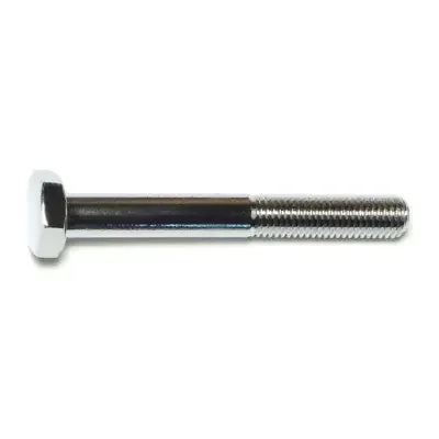 1/4″-28 x 2″ Chrome Plated Grade 5 Steel Fine Thread Hex Cap Screws