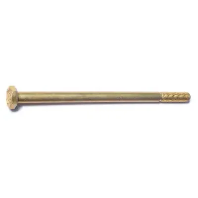1/4″-28 x 4-1/2″ Zinc Plated Grade 8 Steel Fine Thread Hex Cap Screws