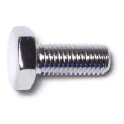 1/4″-28 x 5/8″ Chrome Plated Grade 5 Steel Fine Thread Hex Cap Screws