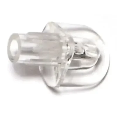 1/4″ x 1/2″ Clear Plastic Fluted Shelf Supports