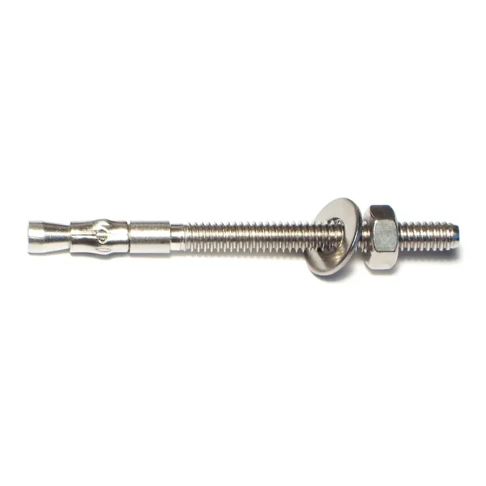 1/4″ x 3-1/4″ 304 Stainless Steel Coarse Thread Wedge Anchor Bolts