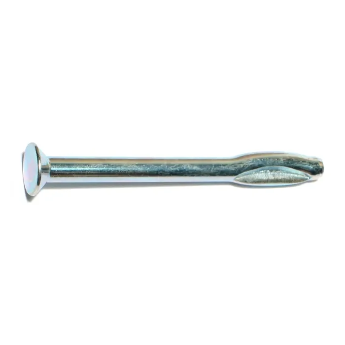 1/4″ x 3″ Zinc Plated Steel Split Flat Head Drive Anchors