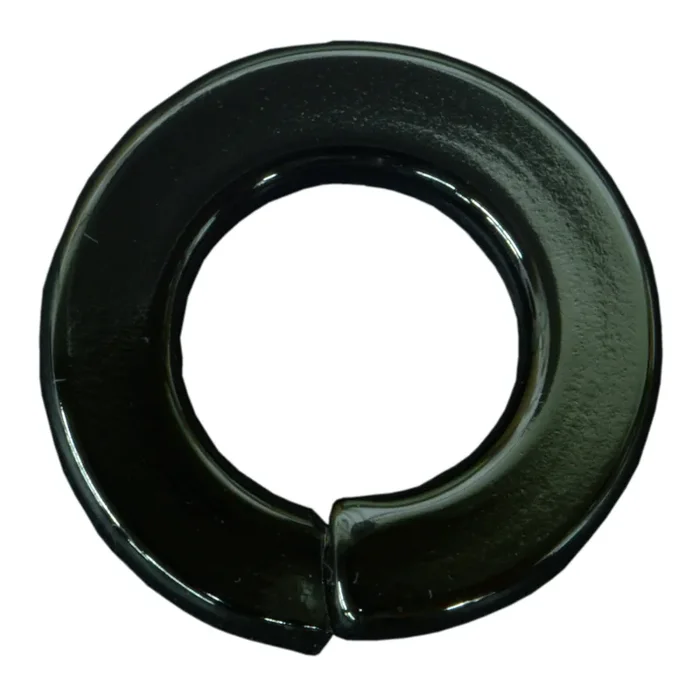 1/4″ x 31/64″ Black Chrome Plated Grade 2 Steel Lock Washers