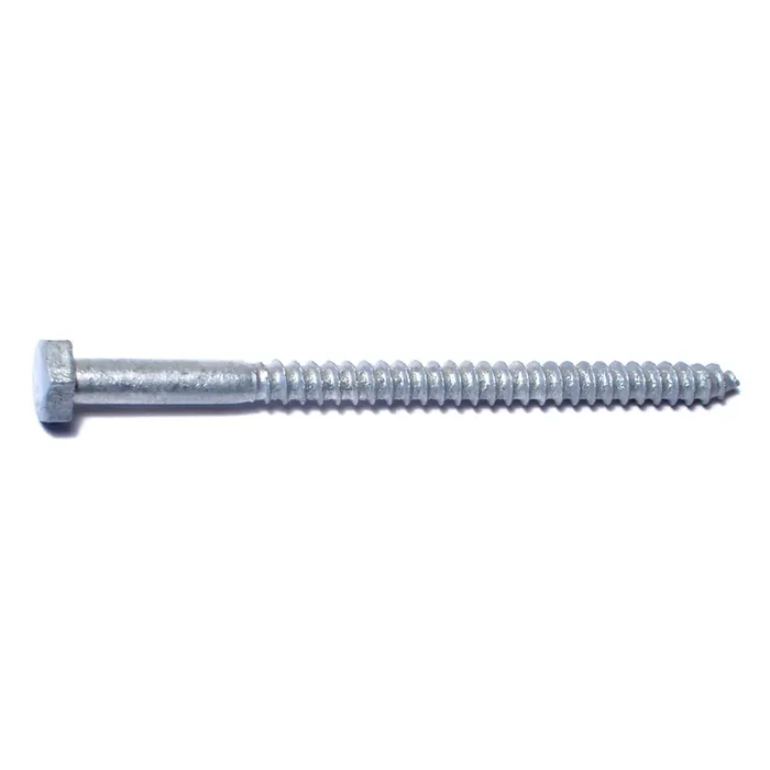 1/4″ x 4″ Hot Dip Galvanized Steel Hex Head Lag Screws